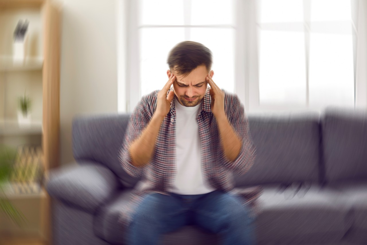 Man with tinnnitus