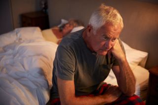 A old man that cannot sleep