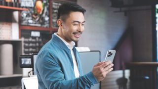 A man smiling 